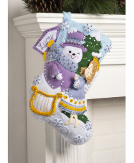 Bucilla ® Seasonal - Felt - Stocking Kits - Hugs From Above - 89553E