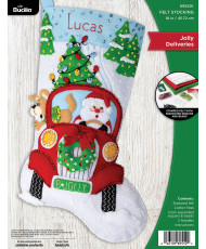 Bucilla ® Felt Stocking - Jolly Deliveries - 89552E