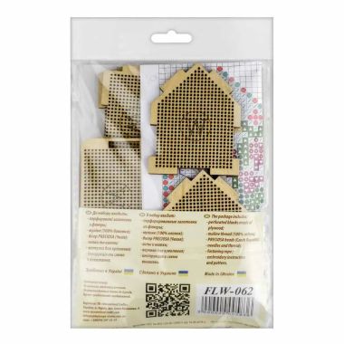Wonderland Crafts Wooden Cross Stitch Kit FLW-062 – Spring House