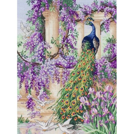 Anchor Maia Counted Cross Stitch Kit 5678000-01027 – The Peacock