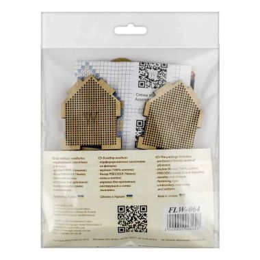 Wonderland Crafts Wooden Cross Stitch Kit FLW-064 – Summer House