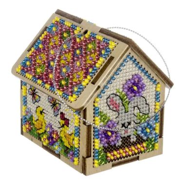 Wonderland Crafts Wooden Cross Stitch Kit FLW-064 – Summer House