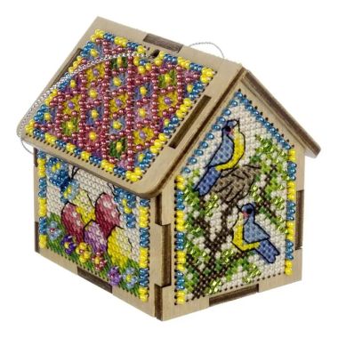 Wonderland Crafts Wooden Cross Stitch Kit FLW-064 – Summer House