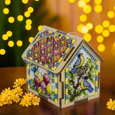 Wonderland Crafts Wooden Cross Stitch Kit FLW-064 – Summer House