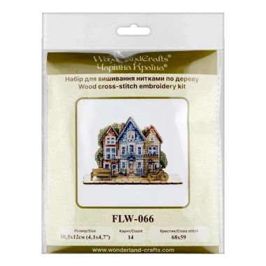 Wonderland Crafts Wooden Cross Stitch Kit FLW-066 – Way Home