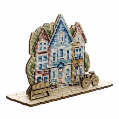 Wonderland Crafts Wooden Cross Stitch Kit FLW-066 – Way Home