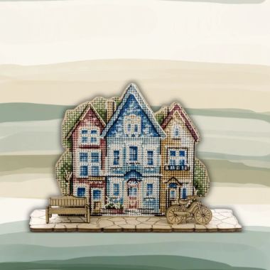 Wonderland Crafts Wooden Cross Stitch Kit FLW-066 – Way Home