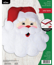Bucilla ® Seasonal - Felt - Home Decor - Pillow - Jolly Santa - 89573E