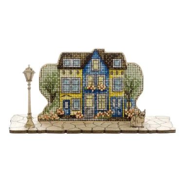 Wonderland Crafts Wooden Cross Stitch Kit FLW-069 – Colorful Facades
