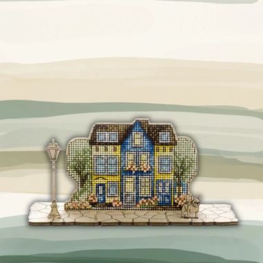 Wonderland Crafts Wooden Cross Stitch Kit FLW-069 – Colorful Facades