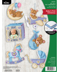 Bucilla ® Seasonal - Felt - Ornament Kits - Baby's First Christmas - 89567E