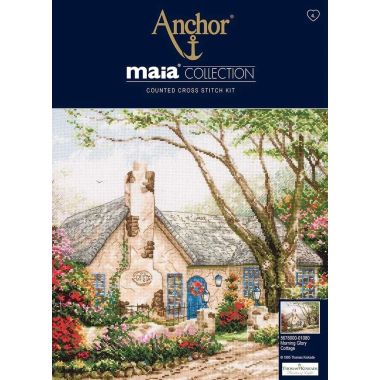 Anchor Maia Counted Cross Stitch Kit 5678000-01080 – Morning Glory Cottage
