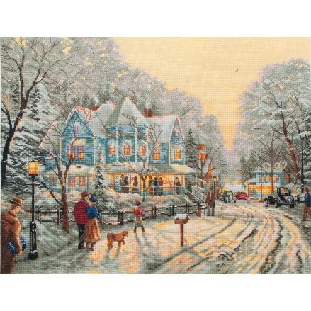 Anchor Maia Counted Cross Stitch Kit 5678000-01131 – A Holiday Gathering