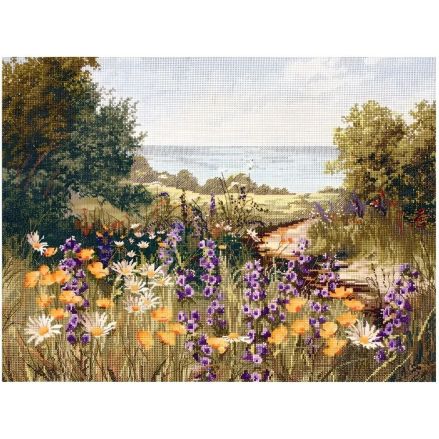 Anchor Maia Counted Cross Stitch Kit APC937 – Clifftop Footpath