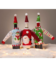 Bucilla ® Seasonal - Felt - Bottle Covers - Holiday Sweaters - 89521E