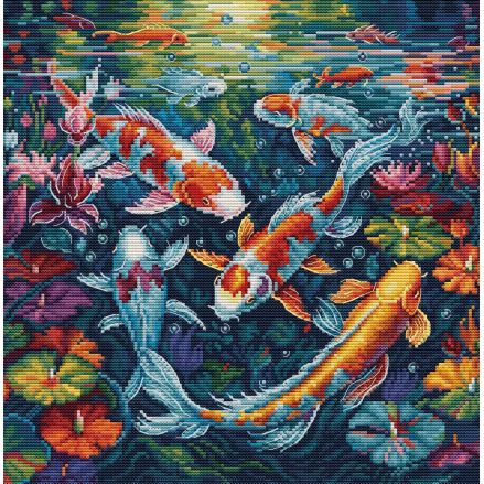 Cross Stitch Kit Luca-S - The Aquarium BU5030