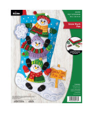 Bucilla ® Seasonal - Felt - Stocking Kits - Snow Much Fun - 89478E