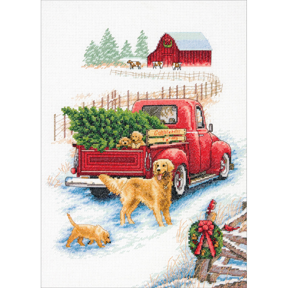Counted Cross Stitch Kit Winter Ride, Dimensions 70-08971