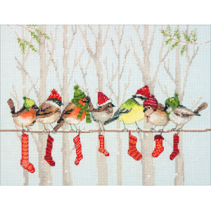 Counted Cross Stitch Kit Winter Gathering, Dimensions 70-08970