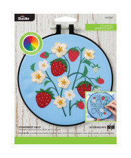 Bucilla ® Stamped Embroidery - Full Color - Strawberry Field - 49458E