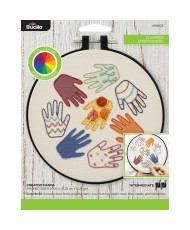 Bucilla ® Stamped Embroidery - Full Color - Creative Hands - 49460E