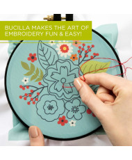 Bucilla ® Stamped Embroidery - Full Color - Floral Bouquet - 49462E