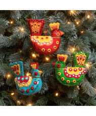 Bucilla ® Seasonal - Felt - Ornament Kits - Festive Birds - 89449E