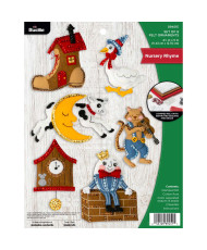 Bucilla ® Seasonal - Felt - Ornament Kits - Nursery Rhyme - 89451E