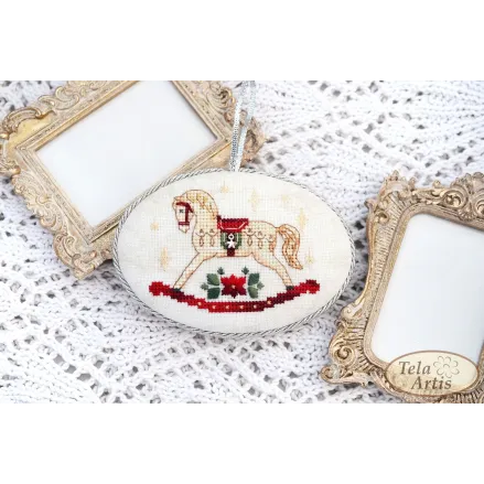 Counted Cross Stitch Kit Horse – Tela Artis X-405 – Christmas Ornament