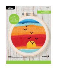 Bucilla ® Stamped Embroidery - Sunset - 49318E
