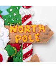Bucilla ® Seasonal - Felt - Stocking Kits - North Pole Santa - 89228E