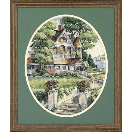 Dimensions Counted Cross Stitch Lovely Victorian Home 14 count, 3874