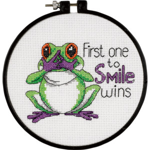 Counted Cross Stitch Kit First One to Smile, Dimensions 73519
