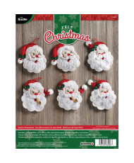 Bucilla ® Seasonal - Felt - Ornament Kits - Santa - 86908
