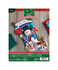 Bucilla ® Seasonal - Felt - Stocking Kits - Santa Stop Here - 86707