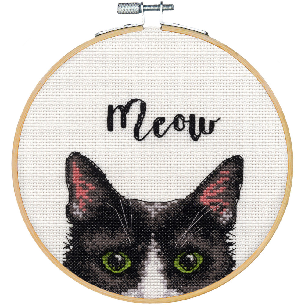 Counted Cross Stitch Kit Meow, Dimensions, 72-75983