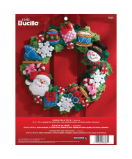 Bucilla ® Seasonal - Felt - Home Decor - Christmas Toys Wreath - 86363