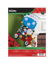 Bucilla ® Seasonal - Felt - Stocking Kits - Down The Chimney - 86656