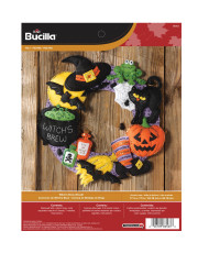Bucilla ® Seasonal - Felt - Home Decor - Witch’s Brew Wreath - 86563