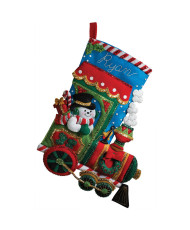 Bucilla ® Seasonal - Felt - Stocking Kits - Christmas Candy Express - 86147