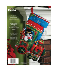 Bucilla ® Seasonal - Felt - Stocking Kits - Christmas Candy Express - 86147
