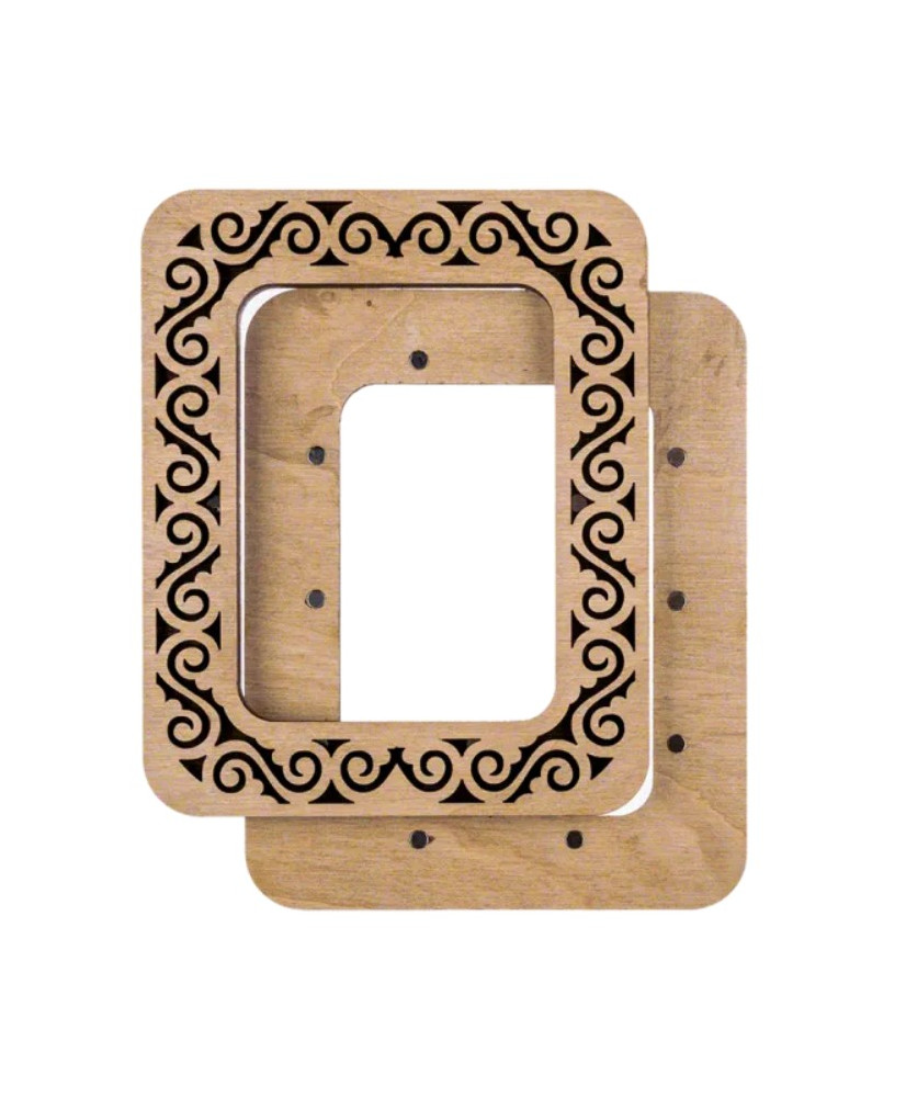 Hoop plywood magnetic for embroidery, light ornament, Wonderland Crafts WLMP-004
