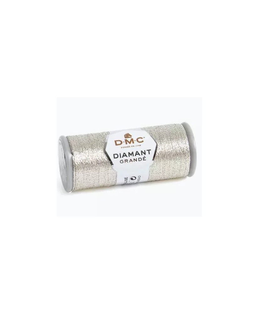 Metallic threads Diamant Grande light silver, G168, DMC