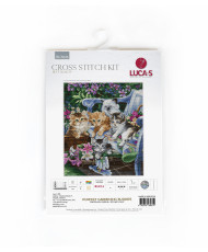 Cross Stitch Kit Luca-S - Purfect Gardening Buddies, BU5026