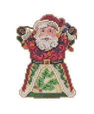 Cross Stitch Kit Jim Shore Santa with Lights, Mill Hill JS20-2111