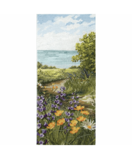 Counted Cross Stitch Kit Cliff Top Footpath View, Anchor Maia APC415