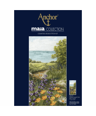 Counted Cross Stitch Kit Cliff Top Footpath View, Anchor Maia APC415
