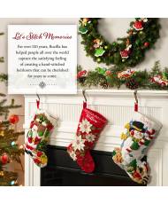 Bucilla ® Seasonal - Felt - Stocking Kits - White Poinsettia - 89602E