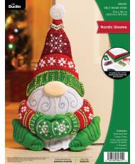 Bucilla ® Seasonal - Felt - Home Decor - Nordic Gnome Door Stopper - 89641E