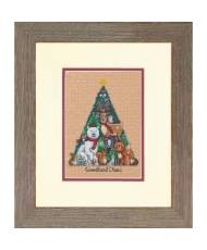Dimensions Gold Petite Counted Cross Stitch Kit 5"X7" -Woodland Cheer (18 Count), 70-09603